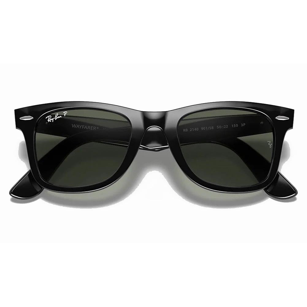 Ray-Ban Original Wayfarer Classic - Black/Polarized Green Classic G-15