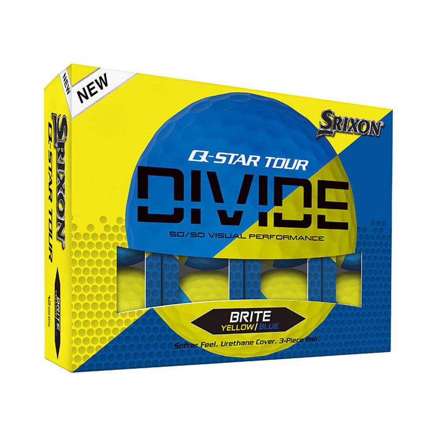 Srixon Q-Star Tour Divide Golf Balls - Blue - 2024