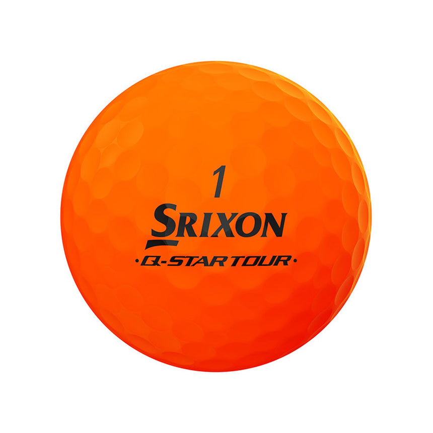 Srixon Q-Star Tour Divide Golf Balls - Orange - 2024