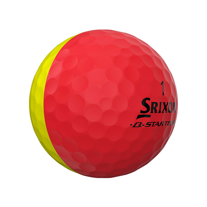 Srixon Q-Star Tour Divide Golf Balls - Red - 2024