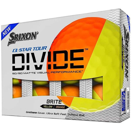 Srixon Q-Star Tour Golf Balls - Divide Orange