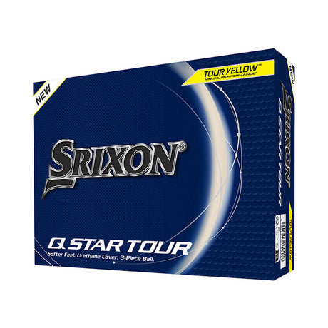Srixon Q-Star Tour Golf Balls - Tour Yellow - 2024