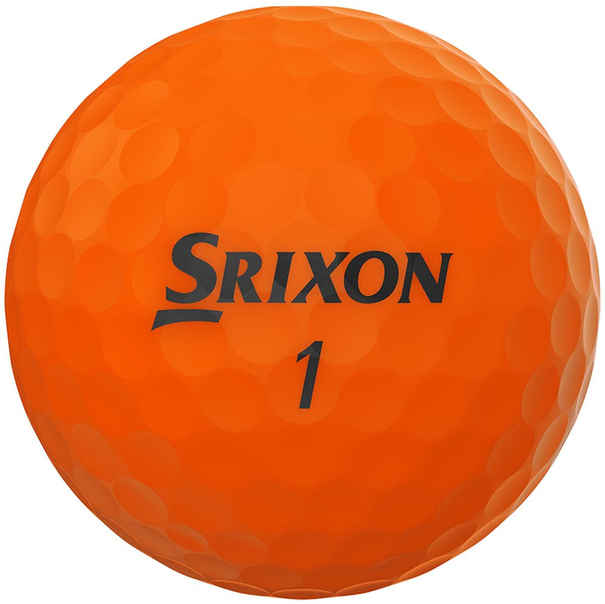 Srixon Soft Feel Brite Golf Balls - Brite Orange - 2023
