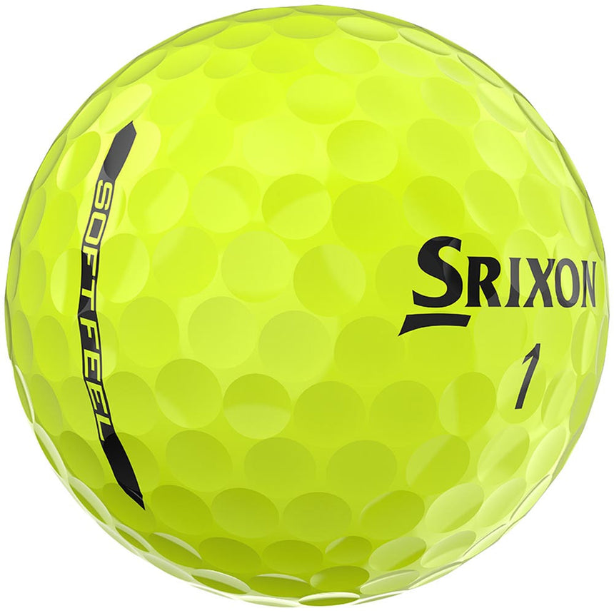 Srixon Soft Feel Golf Balls - Tour Yellow - 2023