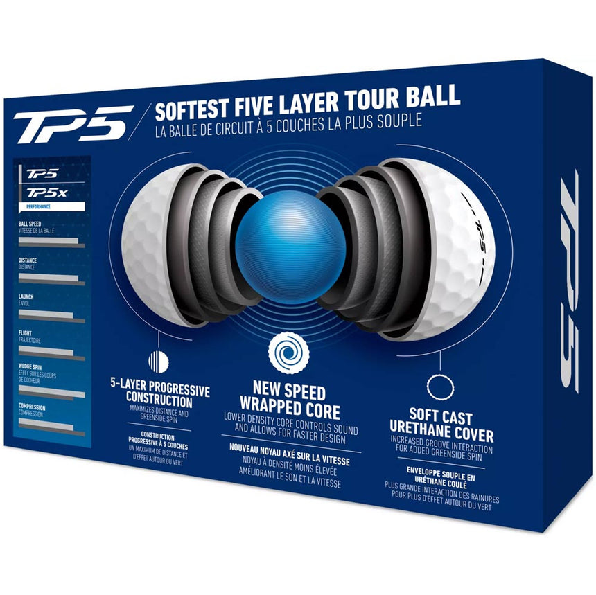Taylormade TP5 Golf Balls - 2024
