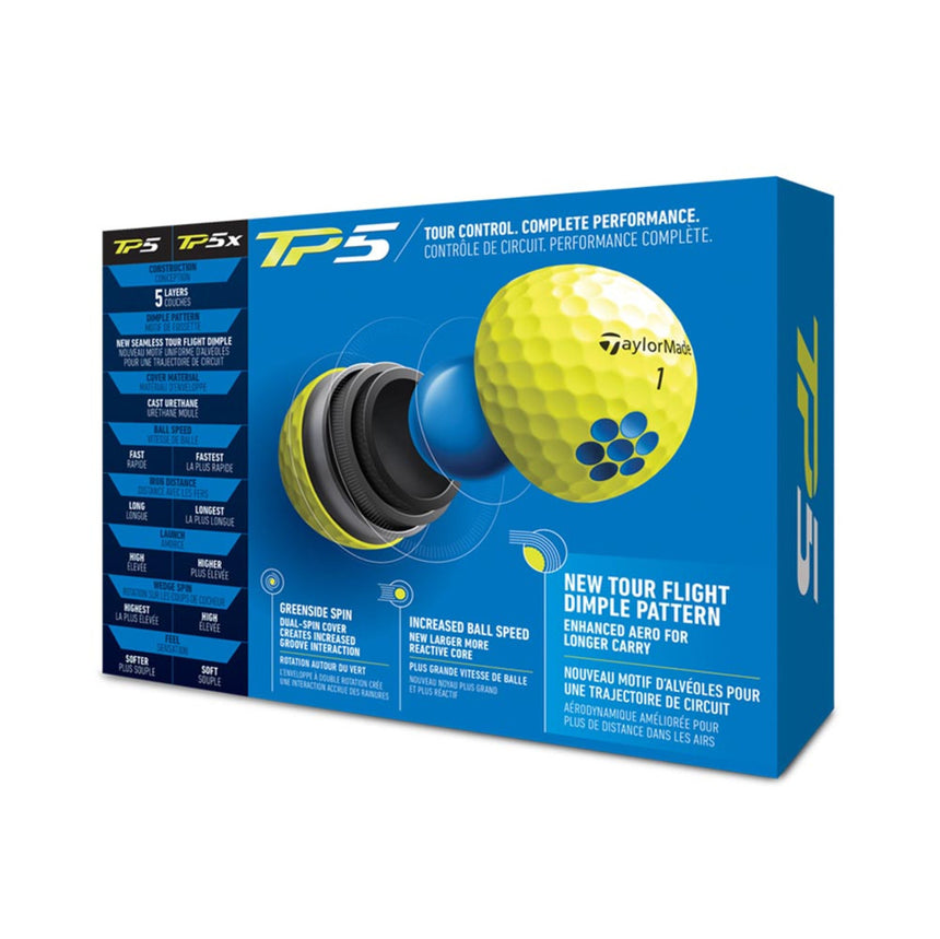 TP5 Golf Balls - Yellow - Prior Generation