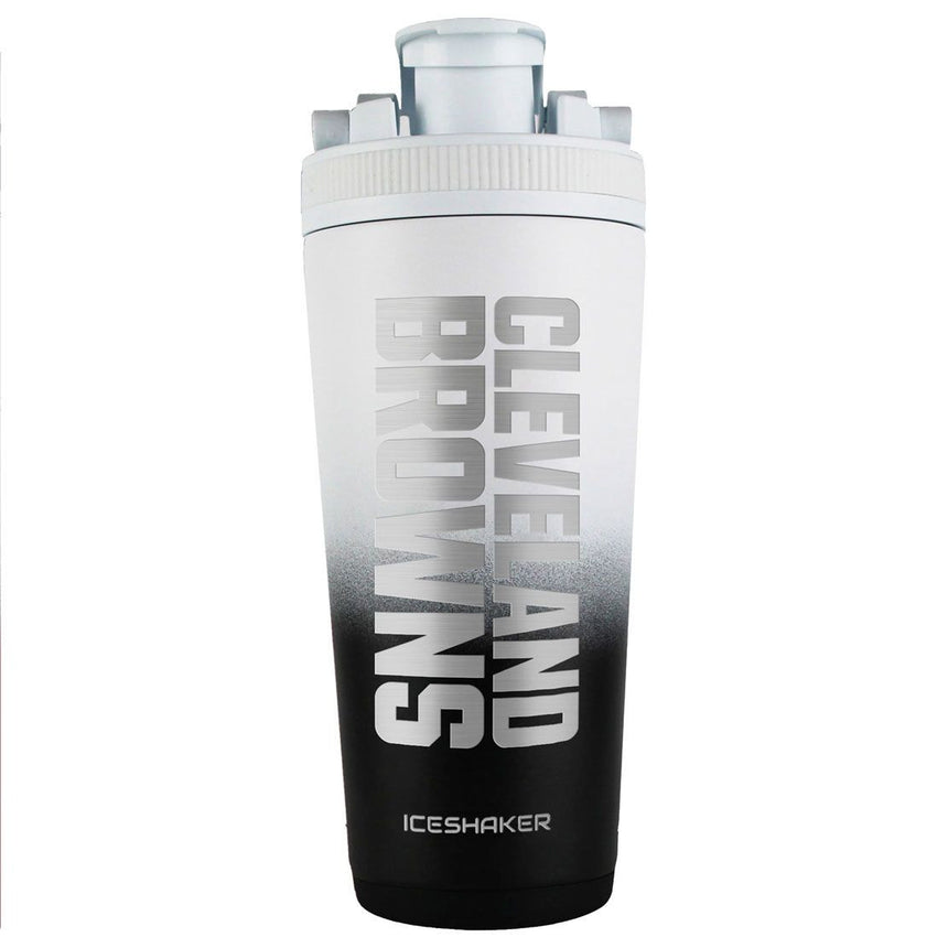 Team Effort NFL Cleveland Browns Stainless Steel Ombre Ice Shaker - 26 oz