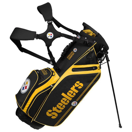 Team Effort NFL Pittsburgh Steelers Caddie Carry Hybrid Bag