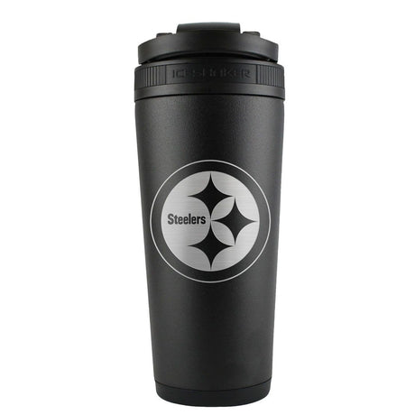 Team Effort NFL Pittsburgh Steelers Stainless Steel Ice Shaker - 26 oz