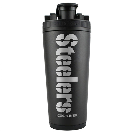Team Effort NFL Pittsburgh Steelers Stainless Steel Ice Shaker - 26 oz