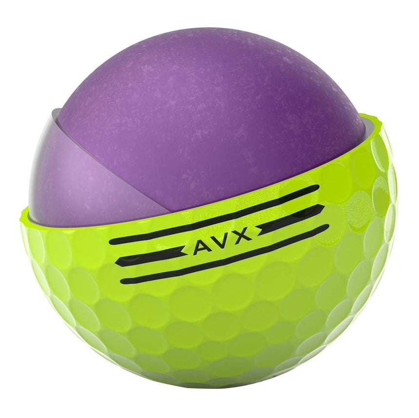 Titleist AVX Golf Balls - Yellow - 2024