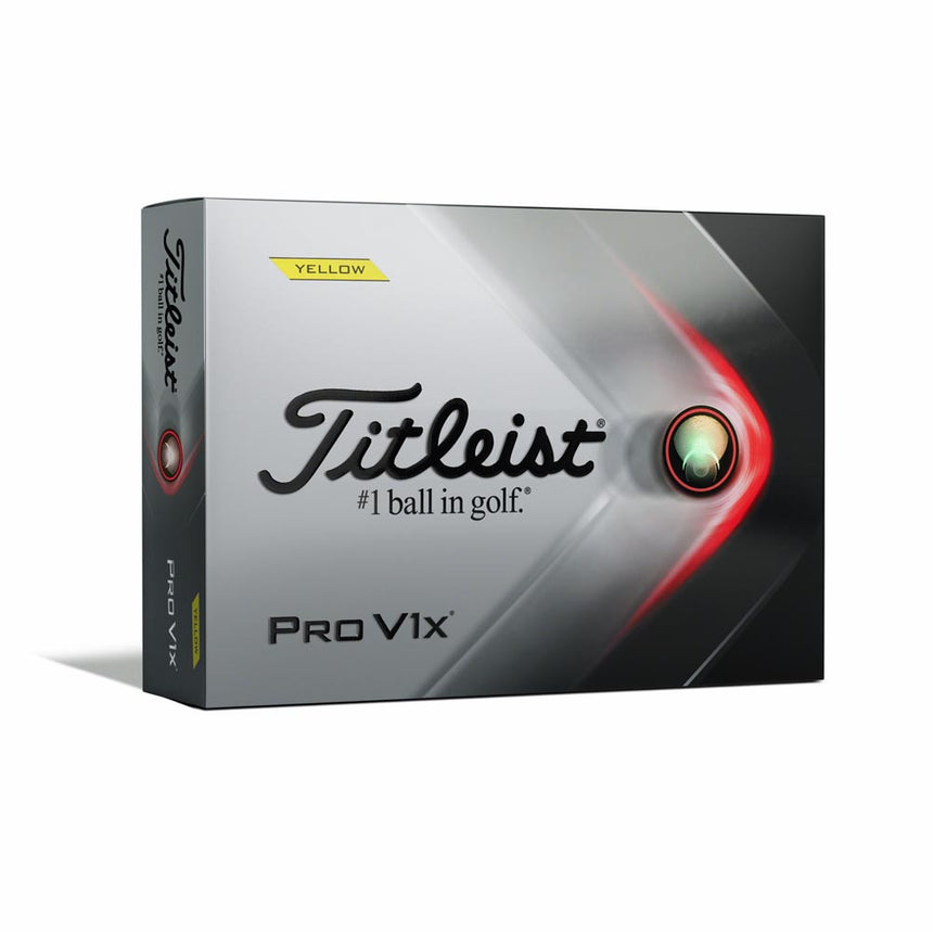 Titleist Pro V1x Golf Balls - Yellow