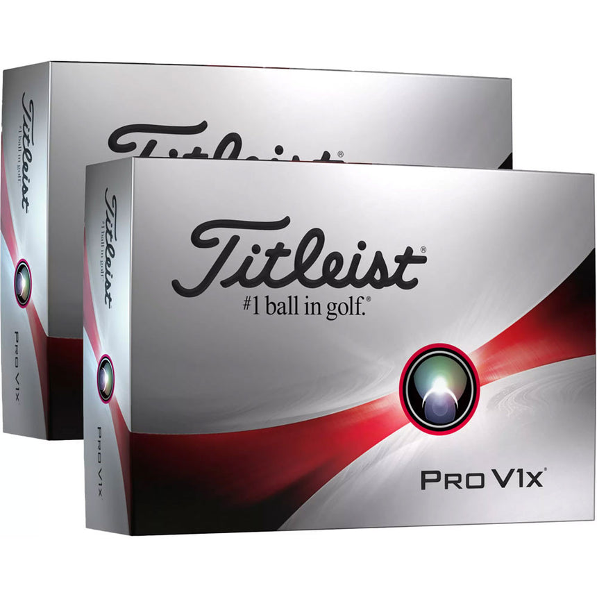 Titleist Pro V1x Holiday Gift Box Golf Balls - 2 Dozen