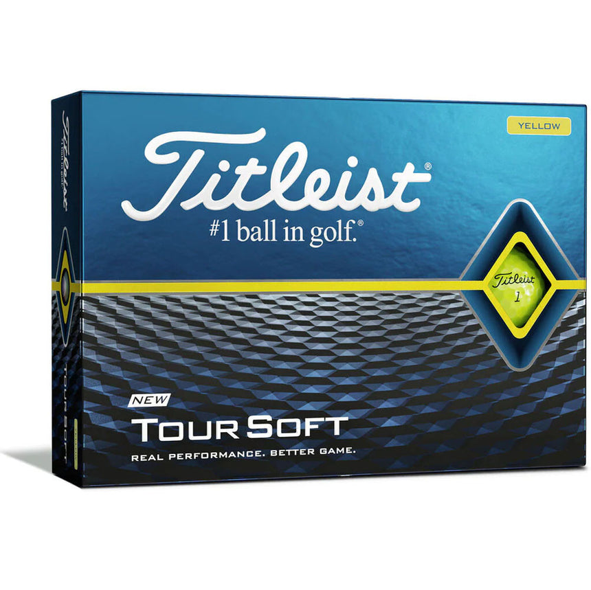 Tour Soft Golf Balls - Yellow