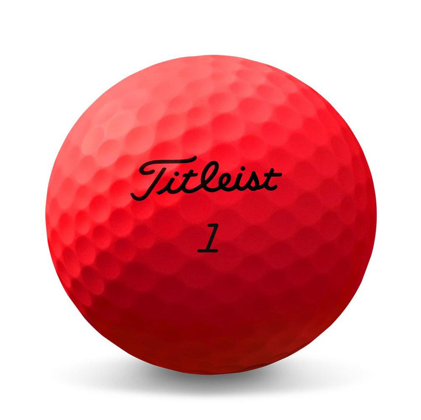 Titleist TruFeel Golf Balls - Matte Red - 2022