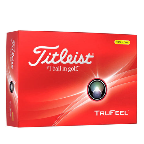 Titleist TruFeel Golf Balls - Yellow - 2024
