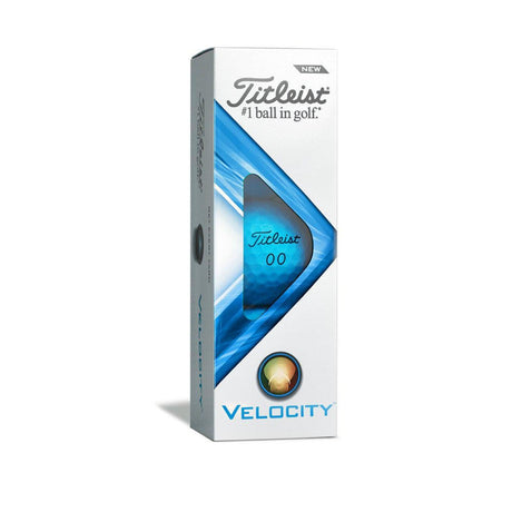 Titleist Velocity Double Digit Golf Balls - Matte Blue - 2022