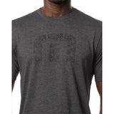 Heather Grey Pinstripe