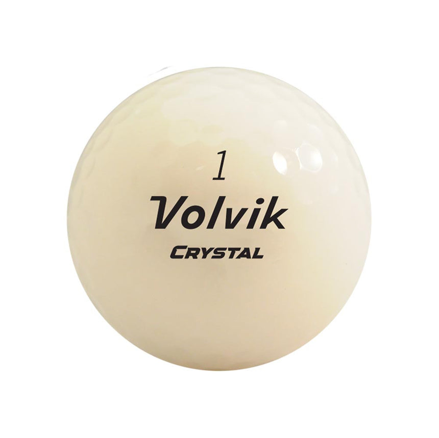 Volvik Crystal Golf Balls - White