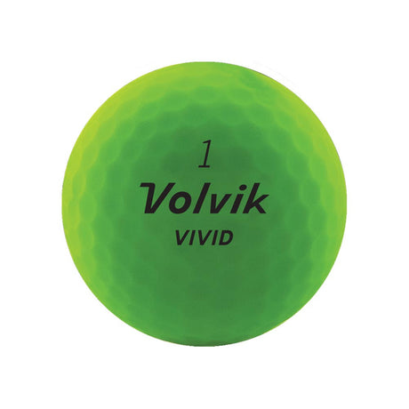 Volvik Vivid Golf Balls - Matte Green - 2022