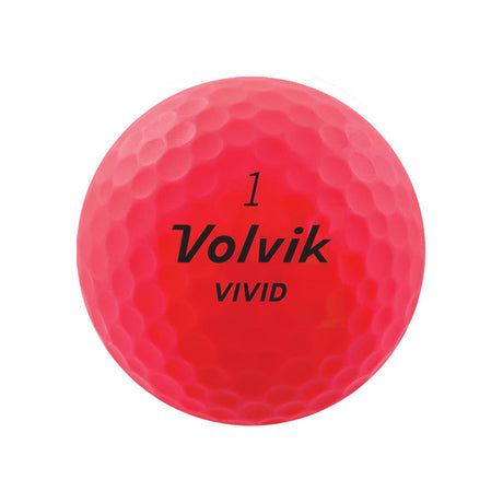 Volvik Vivid Golf Balls - Matte Pink - 2022