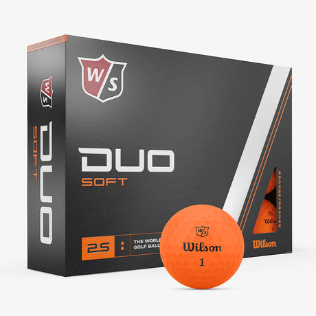 Wilson Staff Duo Soft Golf Balls - Orange - 2023