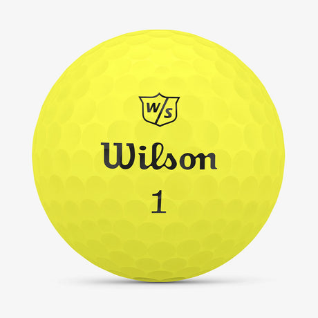 Wilson Staff Duo Soft Golf Balls - Yellow - 2023