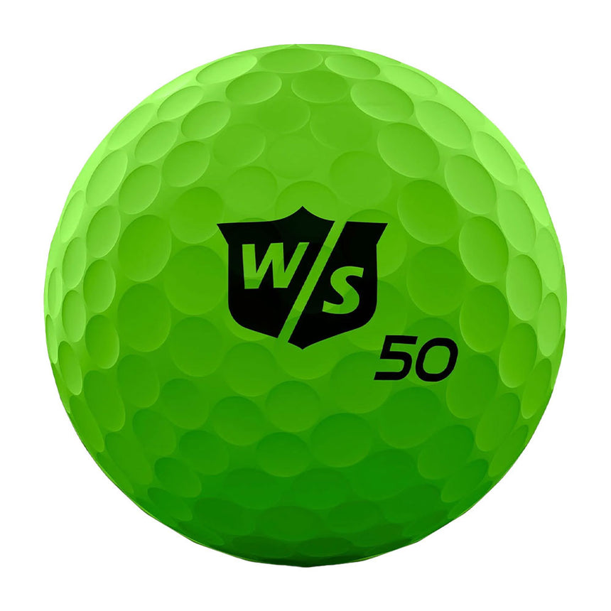 Wilson Staff Fifty Elite Golf Balls - Green - 2023