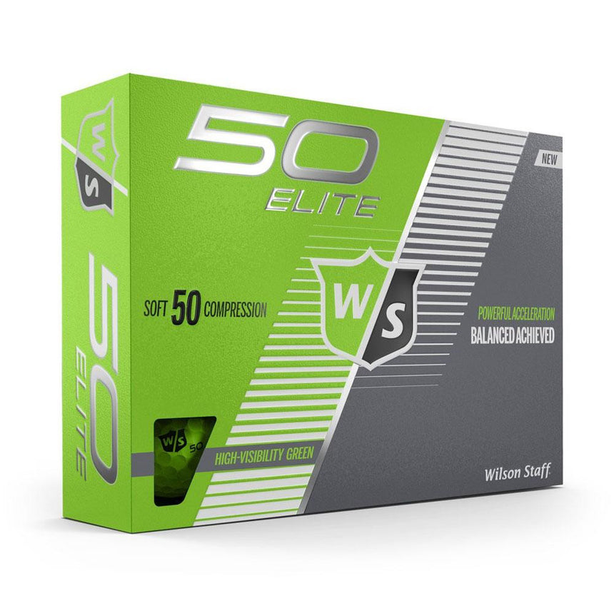 Fifty Elite Golf Balls - Green